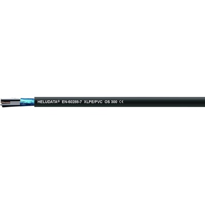 Helu 11013596 nástrojový kabel HELUDATA® EN50288-7 OS 300 1 x 2 x 1 mm² modrá 100m