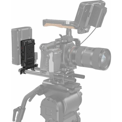 SmallRig Battery Adapter Plate V-Mount with Dual Rod Clamp 3498