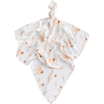 BocioLand Luxusná osuška plienka 120x120cm bambusová Plameniaky