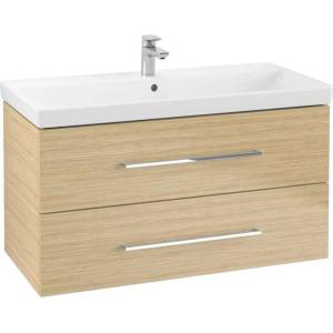 Villeroy & Boch Avento - Шкафче за умивалник, 98x51x45 см, 2 чекмеджета, Nordic Oak A89200VJ (A89200VJ)