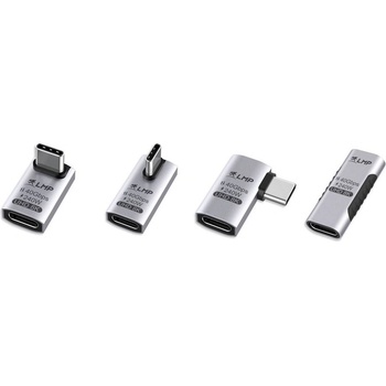 LMP USB4 USB-C OTG Adapter Set - коммплект USB-C към USB-C адаптери за мобилни устройства с USB-C порт (4 броя) (тъмносив)