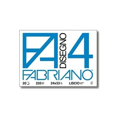 Fabriano Blok Disegno 4 220g, formát 24x33cm, hladký