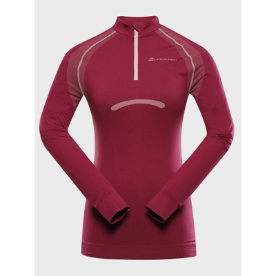 ALPINE PRO Тъмно розово функционално бельо за жени - Alpine Pro Seama Shirt ALPINE PRO | Rozov | ЖЕНИ | M/L