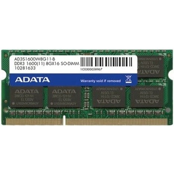 ADATA SODIMM DDR3 4GB 1600MHz CL11 ADDS1600W4G11-S