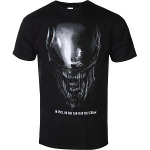 NNM Мъжка тениска Alien - Close Up - Black - ALI09874TSB