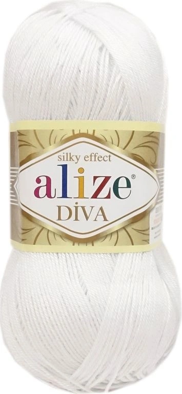 Alize Diva 55 biela