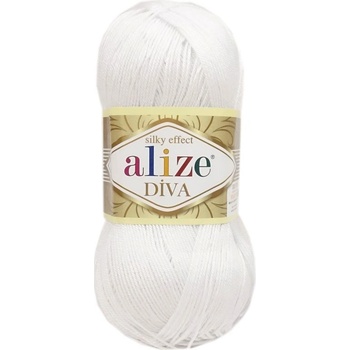 Alize Diva 55 biela