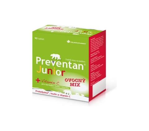 Preventan Junior ovocný mix 90 tablet