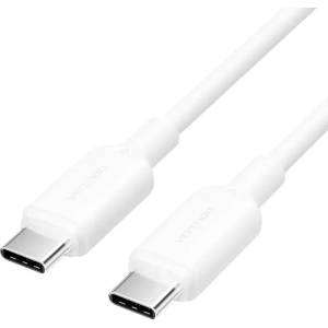 Vention Кабел Vention USB-C към USB-C, USB 2.0, 1 m, бял (TRCWF)