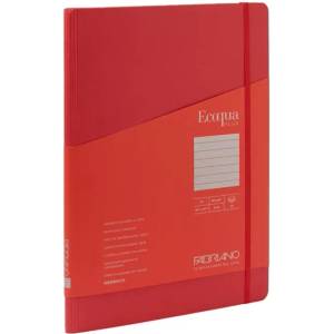 Fedrigoni Тетрадка Ecoqua , A4, картонена корица, със скрита спирала, 70 листа, малина (19042909)