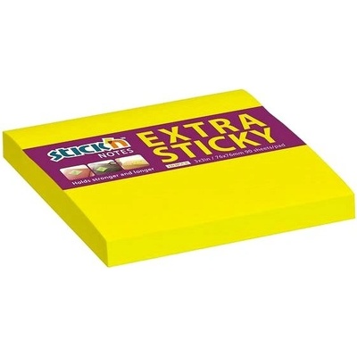 Hopax Stick'n Extra Sticky - samolepicí bloček - 76 × 76 mm, 90 l., žlutý – Zbozi.Blesk.cz