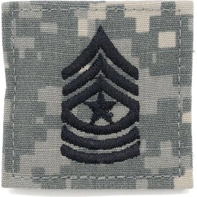 Nášivka hodnosti SERGEANT MAJOR ARMY ACU DIGITAL