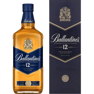 Ballantine’s 12y 40% 0,7 l (čistá fľaša)