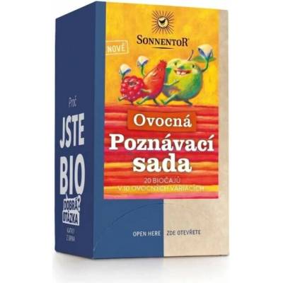 Sonnentor Ovocná poznávací sada bio 48,4 g porc. dvoukomorový balení 6 ks