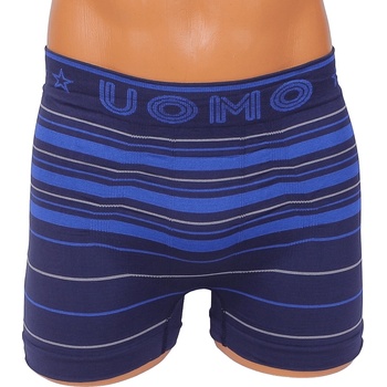 Image 1 of Мъжки боксер в сини нюанси с райе