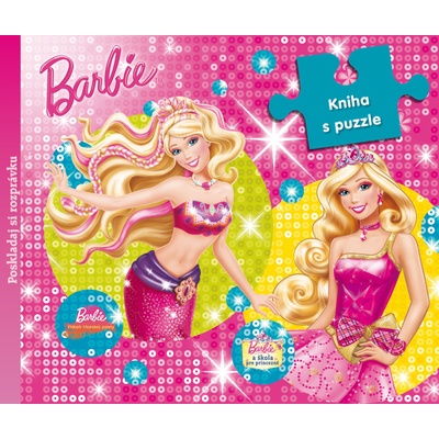 Barbie Kniha s puzzle