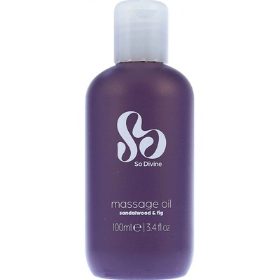 So Divine Massage Oil Sandalwood & Fig masážní olej 100 ml