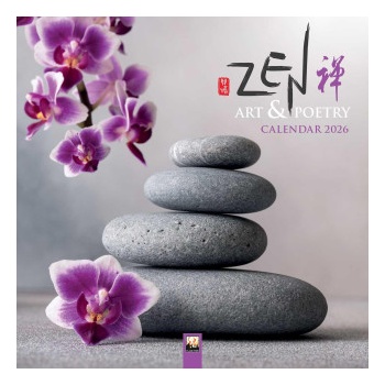 Flame Tree Publishing Zen Art & Poetry Wall Calendar 2026 (Art Calendar)