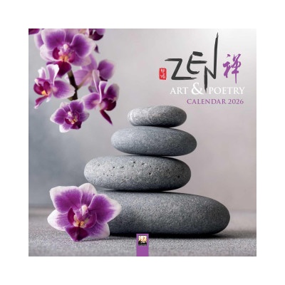 Flame Tree Publishing Zen Art & Poetry Wall Calendar 2026 (Art Calendar) | Flame Tree Publishing