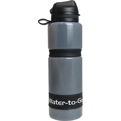 Water-To-Go Eco Active 0,75 l sivá čierna