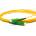 SeaMAX Оптична корда SeaMAX, 2m, SC-SC APC, SM G652D, simplex, 2.0mm, LSZH (SM-PC-SC/APC-SC/APC-2-S)