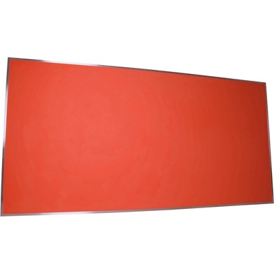 VYLEN s.r.o. Pěnová nástěnka s hliníkovým rámem 200 x 100 cm Červená 30, 2000 mm x1000 mm