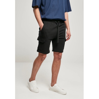 Urban Classics Мъжки къси карго панталони Urban Classics от органичен памук в черен цвят TB4144 SALE - Черен, размер 5XL