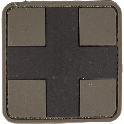 Gumová nášivka Mil-Tec First Aid LG - olivová