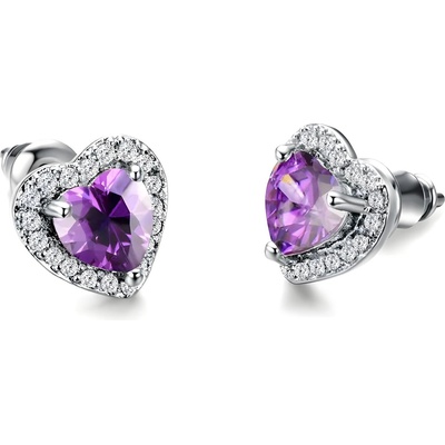 HARAHU Обеците he-28364 - Лилава kp28364 (he-28364)