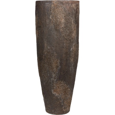 Pottery Pots Kvetináč Dax, hnedá s vysokým leskom, 118 x 46 cm