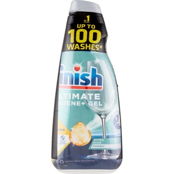 Finish Ultimate Hygiene+ Gel Lemon Гел за машинно миене на съдове 100 измивания 2000ml (3308593)