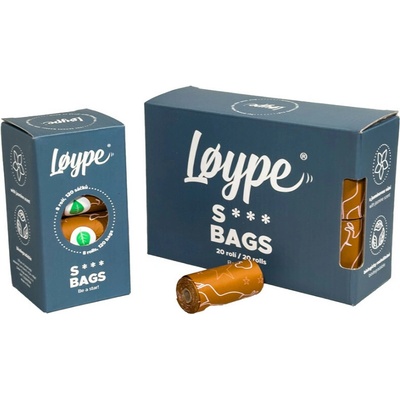 Loype sáčky na psí exkrementy Star bags s vůní jasmínu Varianta 8 rolí (120 sáčků)