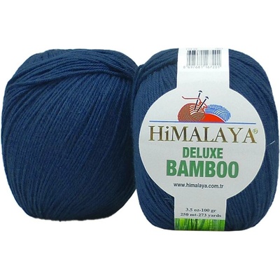 Himalaya příze DeLuxe Bamboo_124-28 tmavě modrá