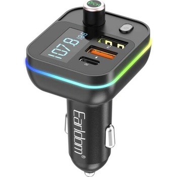 Earldom FM Трансмитер Earldom ET-M87, Bluetooth, USB, Type-C, PD, 3.1A, Черен - 17770