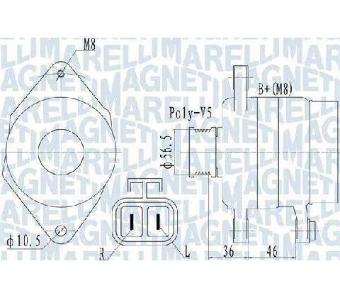 generátor MAGNETI MARELLI MQA2128