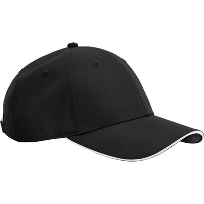 Beechfield B 195R Team Sports-Tech 6 panelová COT53195R98099-black/white Černá/bílá