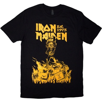 Iron Maiden Риза Est. 1975 Holy Smoke Jumbo Yellow Unisex Black S (IMTEE199MB01)