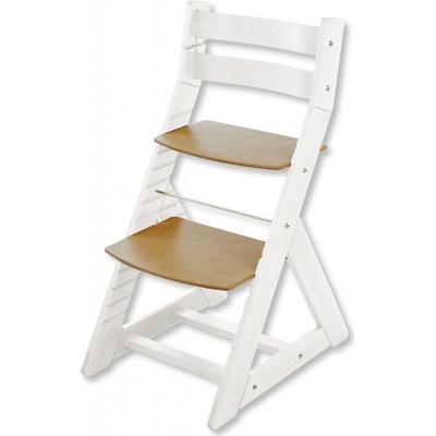 Hajdalánek Rostoucí židle Alma standard bílá / dub světlý