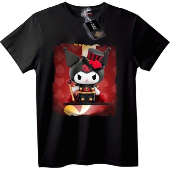 NOONEBRAND Тениска Сладка Кралица на Сърцата - 2XL, Black