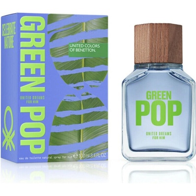 Benetton United Dreams Green Pop toaletní voda pánská 100 ml