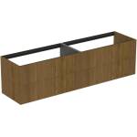 Ideal Standard Atelier Conca стенен долен шкаф, цвят тъмен орех, 4 чекмеджета, 200 см (T3993Y5)