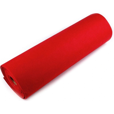 Plsť / filc šíře 50 cm Varianta: 2 (F01) červená, Balení: 5 m