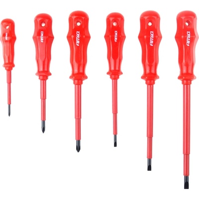 AMIO Sada skrutkovačov 6ks (pogumované) 02410