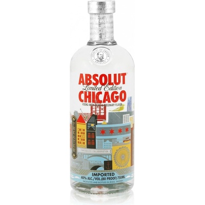 Absolut Chicago 40% 0,75 l (holá láhev)