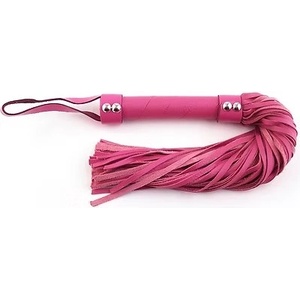 Rouge Short leather flogger pink