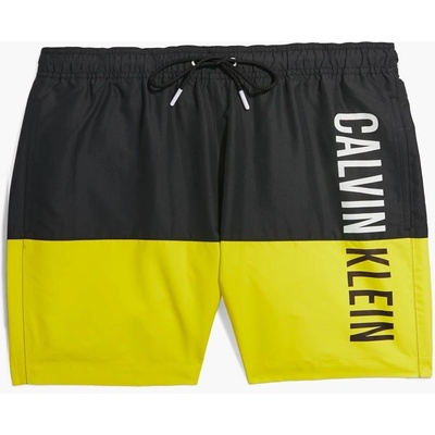 Calvin Klein Бански гащета Calvin Klein Intense Power Medium Drawstring Swim Shorts - Yellow LRF
