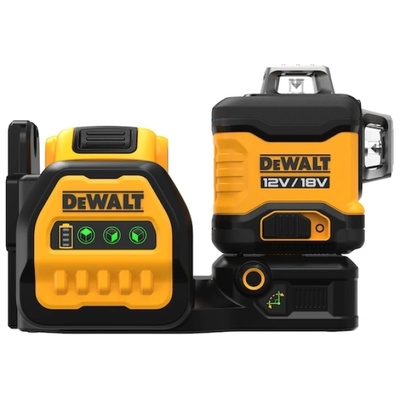 DEWALT 12/18V XR кръстат лазер, 3x360 линии, зелен, 2Ah