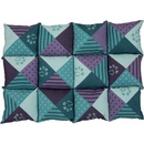PATCHWORK Farebná mäkká podložka