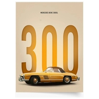 Plagát Autá: Mercedes Benz 2 70x100 - 96319