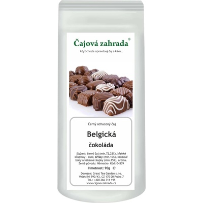Čajová zahrada Belgická čokoláda černý ochucený čaj 1 kg